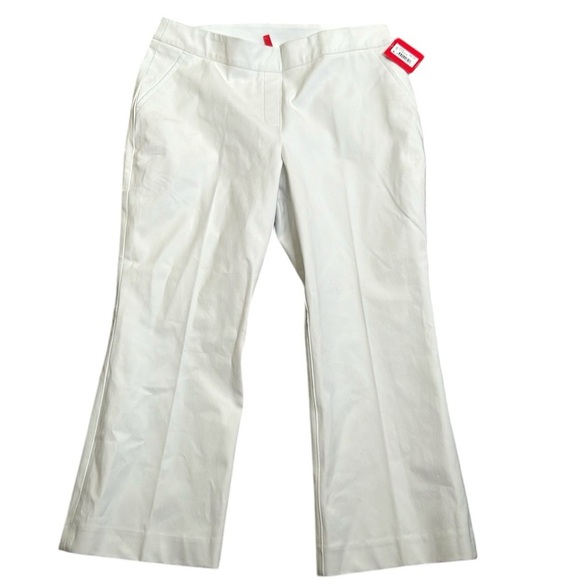 SPANX Pants - Spanx sliver lining kicks flair pant classic white pull on size large P new